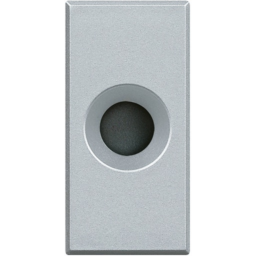 [PTG264.01335] BTICINO HC4953, Cable Outlet Ø 9 MM, 1 Module, Axolute Aluminum