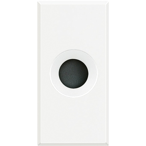 [PTG264.01337] BTICINO HD4953, Cable Outlet Ø 9 MM, 1 Module, Axolute White