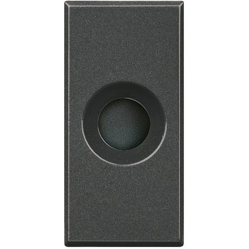 [PTG264.01339] BTICINO HS4953, Cable Outlet Ø 9 MM, 1 Module, Axolute Anthracite
