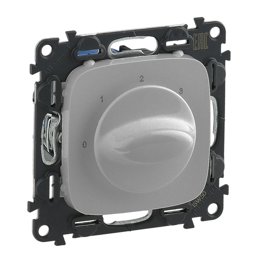 [PTG264.01393] Legrand 755177, Intrerupator Control Ventilatie, Valena Allure, Aluminiu