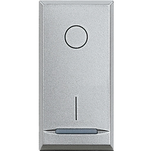 [PTG264.01454] BTicino HC4002, Întrerupătoare Bipolare 20 A Axolute, Aluminiu, 1 Modul