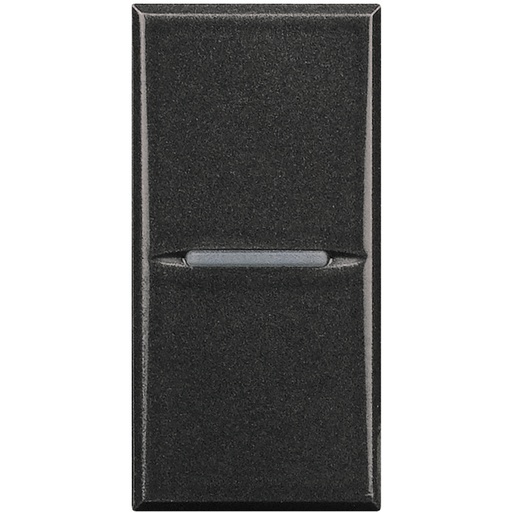 [PTG264.01466] BTicino HS4004, Comutator Comandă Axială Axolute 16 AX 250 V, Conexiune Automată, Antracit, 1 Modul
