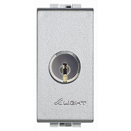 [PTG264.01493] BTicino NT4022, Buton Cap scară Cu Cheie 16 AX 250 Vca Living Light, Chei Diferite tech