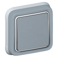 [PTG264.01521] Legrand 069811, Întrerupator Cap scara IP 55, 10 AX, 250 V, Gri