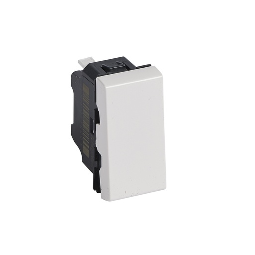 [PTG264.01527] Legrand 077000, Intrerupator Mosaic, 10 AX, 250 V, 1 Modul, Alb