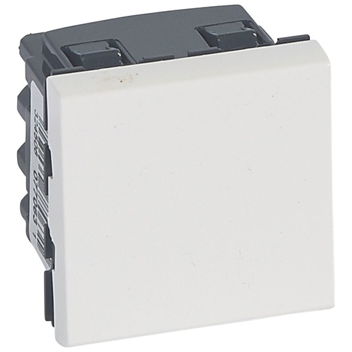 [PTG264.01542] LEGRAND 077063, Mosaic Head,ladder Bipolar Switch, 20 AX, 250 V, 2 Modules, White