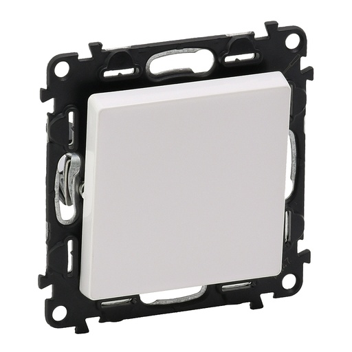 [PTG264.01579] Legrand 752101, Intrerupator Simplu Valena Life, 10 AX, 250 V, Cu Placa, Alb