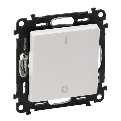 [PTG264.01580] LEGRAND 752102, Valena Life Bipolar Switch, 16 AX, 250 V, with Plate, White