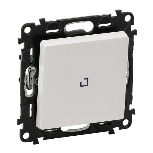 [PTG264.01582] Legrand 752104, Intrerupator Cu Bec Martor Valena Life, 10 AX, 250 V, Cu Placa, Alb