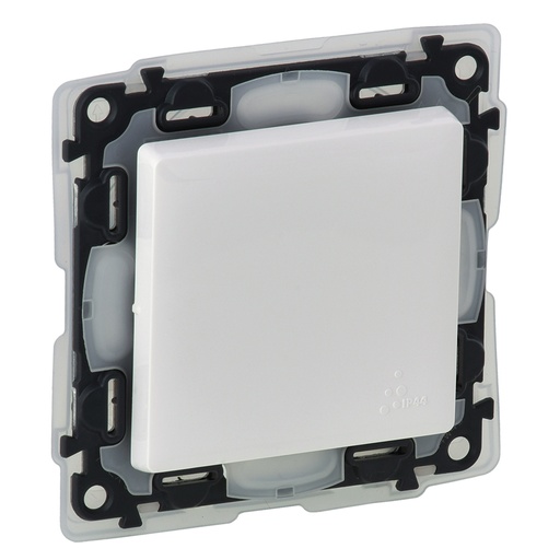 [PTG264.01594] Legrand 752164, Intrerupator Bipolar Valena Life, 16 AX, 250 V, IP44, Alb