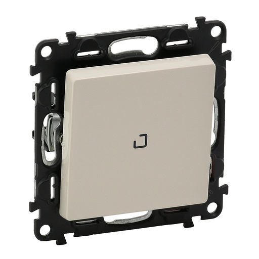 [PTG264.01600] LEGRAND 752210, Switch with Control Light Valena Life, 10 AX, 250 V, with Plate, ivory