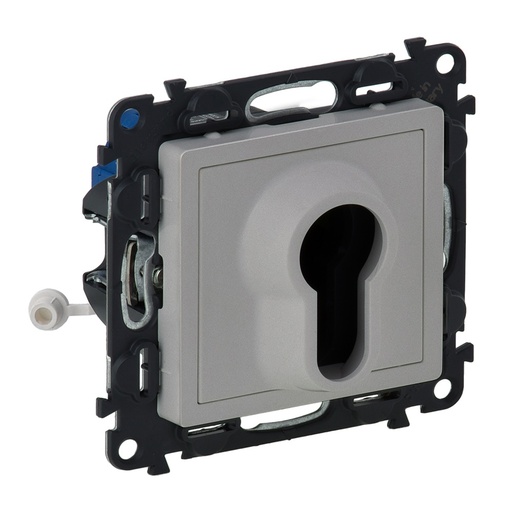 [PTG264.01616] Legrand 752325, Intrerupator Cu Cheie, 2 Pozitii, Valena Life, Aluminiu