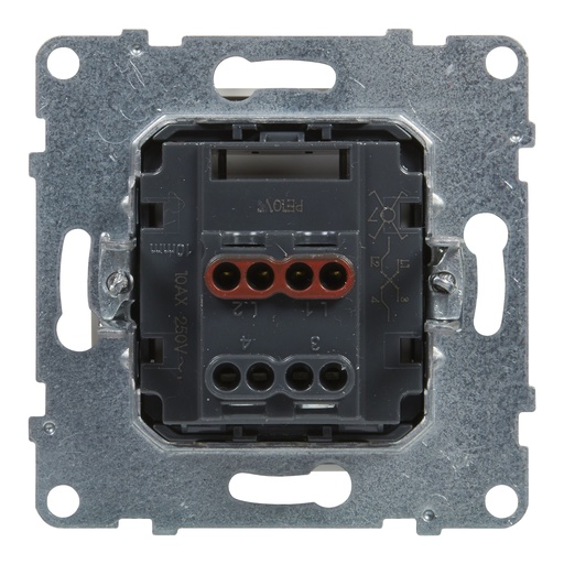 [PTG264.01689] Legrand 721107, Intrerupator Cruce, 10AX, Alb