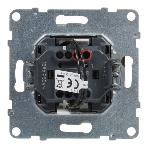 [PTG264.01691] Legrand 721111, Intrerupator Iluminat, 10AX, Term Aut. Alb