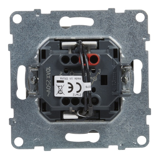 [PTG264.01722] Legrand 721316, Intrerupator Cap scara Lum. Control, Alu