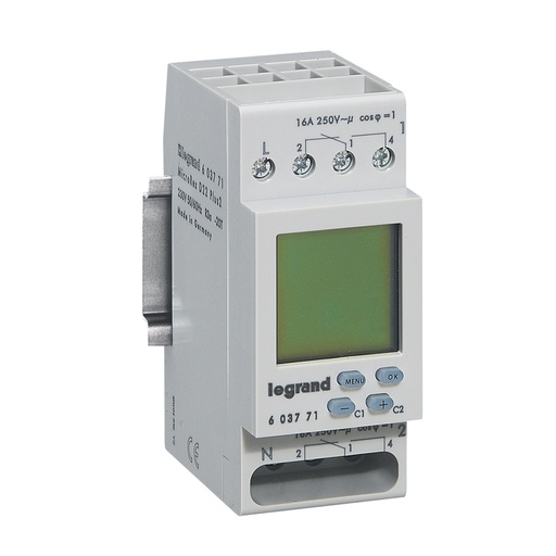 [PTG264.01764] LEGRAND 603771, Microrex D22 Plus with Digital Display, 2 Channels, English Version