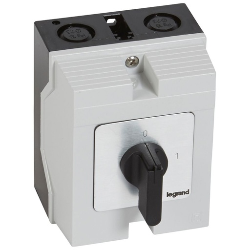 [PTG264.02036] Legrand 027718, Comutator Cu Came, Functie "ON/OFF", Pr 17, 4P, 20 A, 4 Contacte, Carcasa 96X120 mm