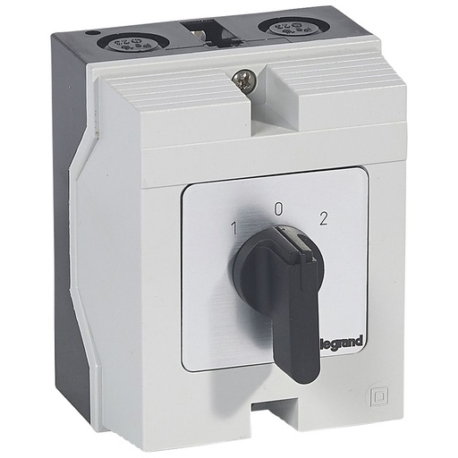 [PTG264.02050] LEGRAND 027741, Cam Switch, Reverse Function with "OFF", PR 26, 2P, 32 A, 4 Contacts, Housing 96X120 mm