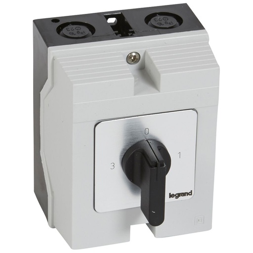 [PTG264.02067] LEGRAND 027768, Cam Switch, 3 Positions with "OFF", PR 12, 1P, 16A, 3 Contacts, Housing 96X120 mm