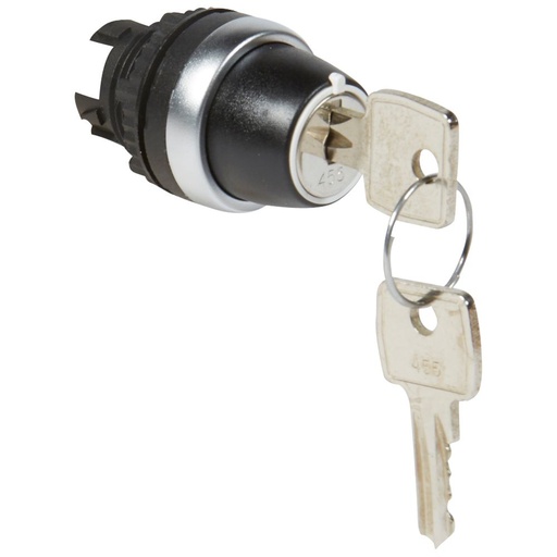 [PTG264.02113] Legrand 023950, Cheie De Comanda Cu Cheie Buton Negru Osmoz, 2 Pozitii Fixe, 45°
