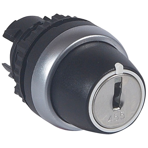 [PTG264.02116] Legrand 023953, Cheie De Comanda Cu Cheie Buton Negru Osmoz, 2 Pozitii Fixe, 90°