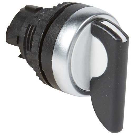 [PTG264.02124] LEGRAND 023934, Control Key with Long Black Lever Osmosis, 2 Fixed Positions, 90°