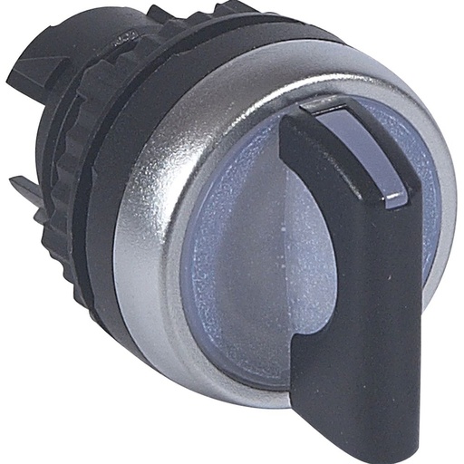 [PTG264.02143] Legrand 024056, Cheie De Comanda Cu Maneta Standard Osmoz, 3 Pozitii Cu Revenire De La Dreapta La 0 45°, Negru