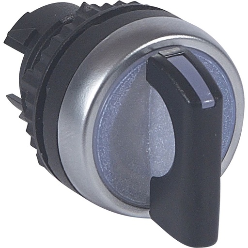 [PTG264.02144] LEGRAND 024053, Control Key with Osmoz Standard Lever, 3 Fixed Positions, 45°, Black