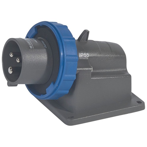 [PTG229.00930] Legrand 051186, Intrare Aparate Aparente Hypra IP 66/67-55 200/250 V, 16 A 2P+E, Plastic