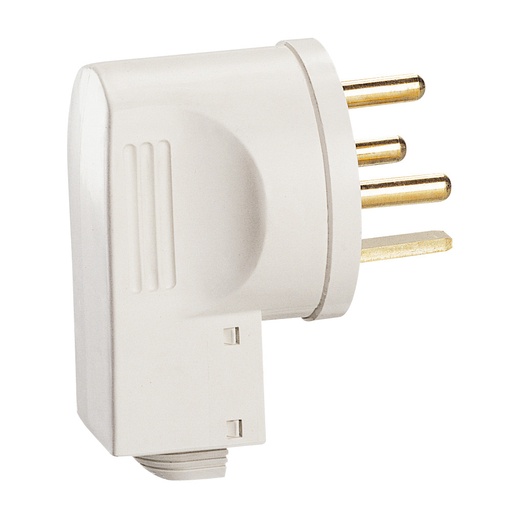 [PTG044.00037] Legrand 055155, Fișă, 20 A, 3P+T, Plastic, Cu Clemă De Cablu, Ieșire Laterală