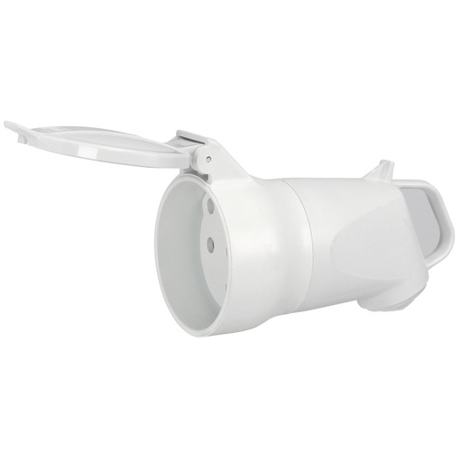 [PTG044.00100] LEGRAND 055867, Plexo 32 A Extension Cord, 3P+N+T, IP44, IK08, Handle with Side Outlet, Gray