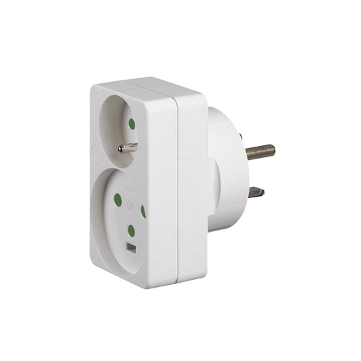 [PTG044.00108] Legrand 090035, Adaptor 2P+T, Conectare 1 Fișă De 16A + 1 Fișă De 20A Pe 1 Soclu De 32A