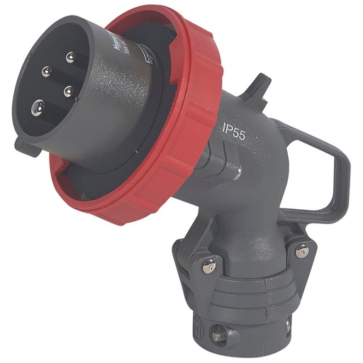 [PTG044.00118] Legrand 051110, Fișă Unghiulară Hypra, IP 66/67, 55, 16 A, 380/415 V, 3P+E, Plastic