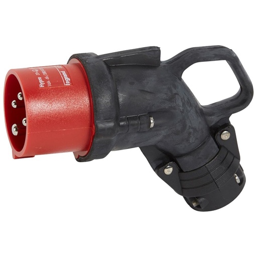 [PTG044.00128] LEGRAND 052153, Hypra Angle Socket, IP 44, 380/415 V, 16 A, 3P+E, Rubber