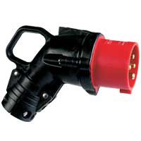 [PTG044.00131] LEGRAND 052154, Hypra Angle Plug, IP 44, 380/415 V, 16 A, 3P+N+E, Rubber