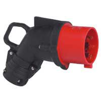 [PTG044.00156] Legrand 052853, Mufă Unghiulară Hypra, IP 44, 380/415 V, 32 A, 3P+E, Cauciuc