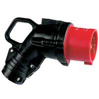 [PTG044.00166] LEGRAND 053864, Hypra Angle Socket, IP 44, 380/415 V, 63 A, 3P+N+E, Rubber