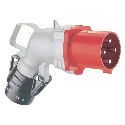 [PTG044.00169] Legrand 053873, Mufă Unghiulară Hypra, IP 44, 380/415 V, 63 A, 3P+E, Metal