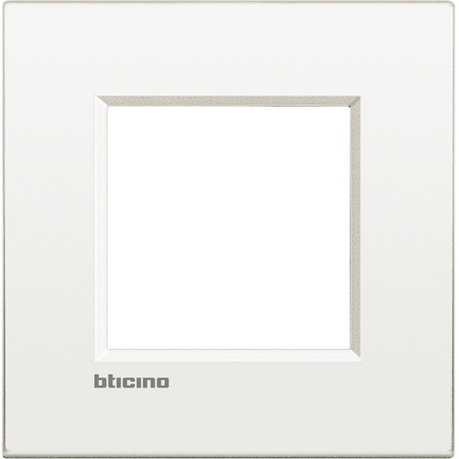 [PTG013.01386] BTicino LNE4802BN, Living Light Air, Ramă 2 Module, Alb Pur