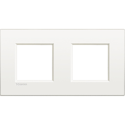 [PTG013.01392] BTICINO LNE4802M2BN, Living Light Air 2+2 Frame with 71 mm Spacing, Pure White