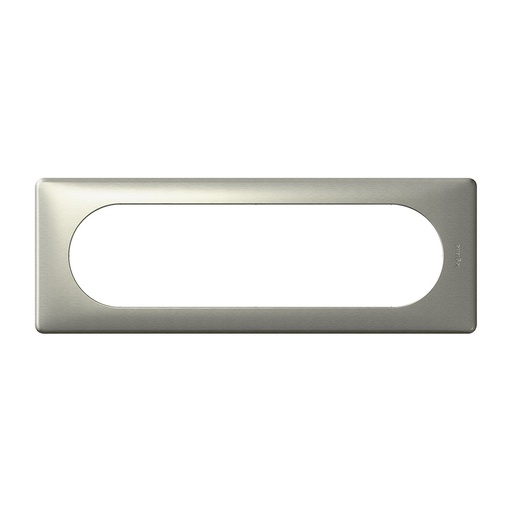[PTG013.01504] LEGRAND 068906, Céliane Plate, Metal, 6/8 Modules, Titanium