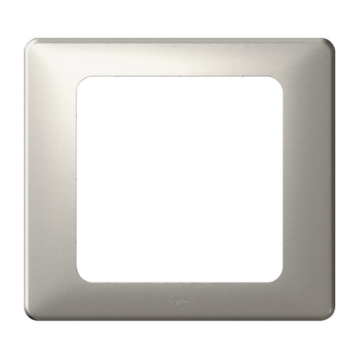 [PTG013.01509] LEGRAND 068907, Céliane Plate, Metal, Large Format, Titanium