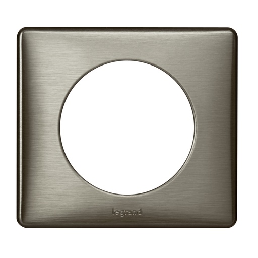 [PTG013.01520] LEGRAND 068971, Céliane Plate, Metal, 1 Module, Tungsten