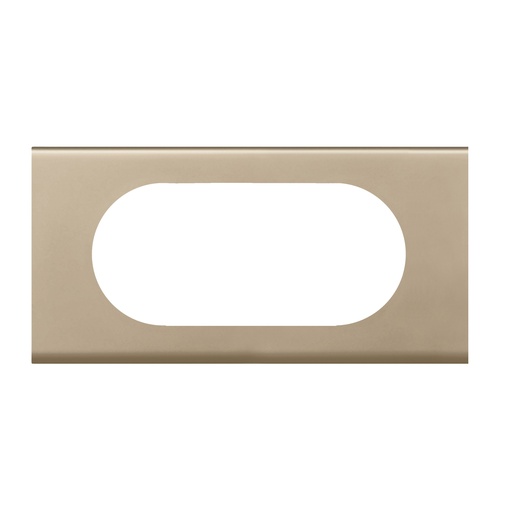 [PTG013.01530] LEGRAND 069115, Céliane Plate, Materials, 4/5 Modules, Velvet Nickel