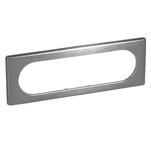 [PTG013.01559] LEGRAND 068976, Céliane Plate, Metal, 6/8 Modules, Tungsten
