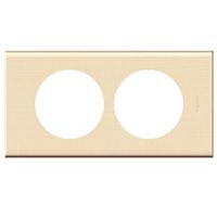 [PTG013.01573] Legrand 069218, Placă Céliane, Materiale, 2 Module, pentru Renovare, Arțar