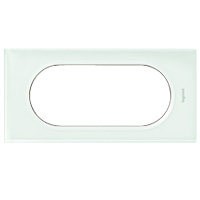 [PTG013.01578] Legrand 069315, Placă Céliane, Materiale, 4/5 Module, Sticlă Kaolin