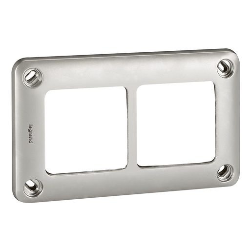 [PTG013.01589] LEGRAND 077852, Soliroc Double Frame, 110 for 181 mm, Horizontal or Vertical Mounting, IK 10