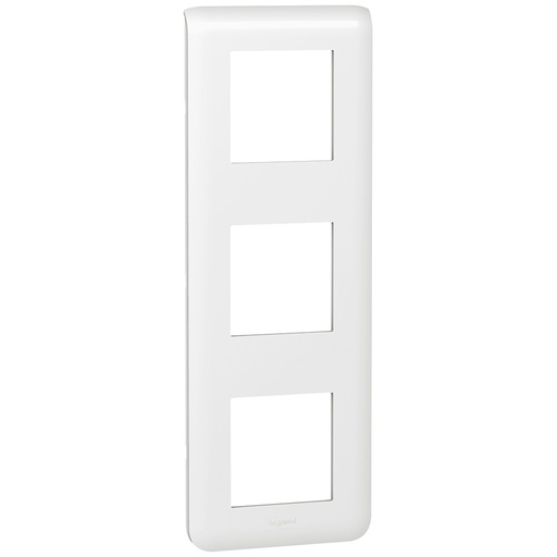 [PTG013.01612] LEGRAND 078823, Mosaic Frame, 3 for 2 Vertical Modules, White