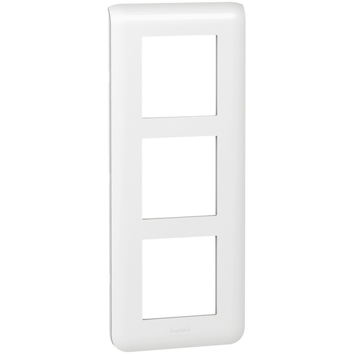 [PTG013.01614] Legrand 078856, Ramă Mosaic, Specială pentru Renovare, 3 pentru 2 Module Verticale, Alb